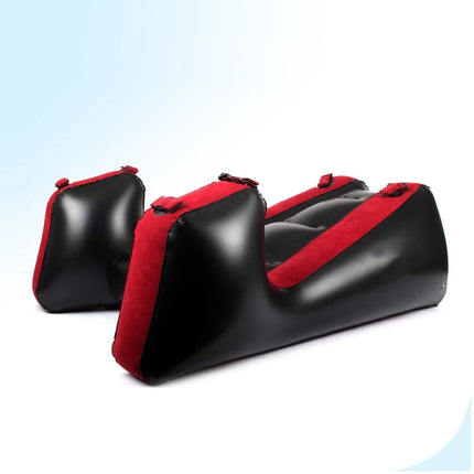 Sex sofa Chair Bed Split leg Bandage tie pad inflatable sex toy Adult Games Furniture Aid With Straps Flocking PVC
