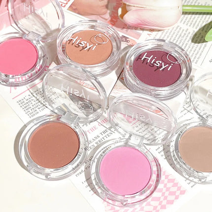 Face Waterproof Face Contouring Cosmetics Blush Matte Natural Cheek Tint Brighten Blusher Powder Women Makeup Tools