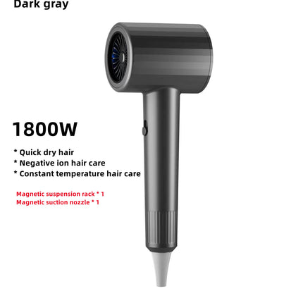 2300W Hair Salon Hair Dryer High Power Strong Wind Speed Dry Blue Light Ion Silent Home Hairdresser Special New Product