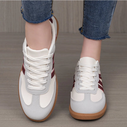 Women Shoes 2026 Spring New Fashion Casual Shoes Women Outdoor Walking Shoes Sneakers Lace-Up Women Comfortable zapatos de mujer