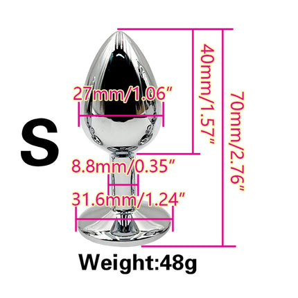 Metal Anal Plug Beginner To Expert 5 Size Butt Plug Dildos Adult Toys Tail Female/Male Prostate Massager Couples Adults Game