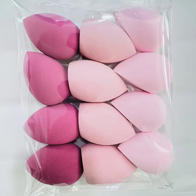 12PCS Sponges - Latex-Free, Dual Use for Liquid/Cream/Powder, Multi-Color Makeup Sponges for All Skin Types Makeup Wholesale