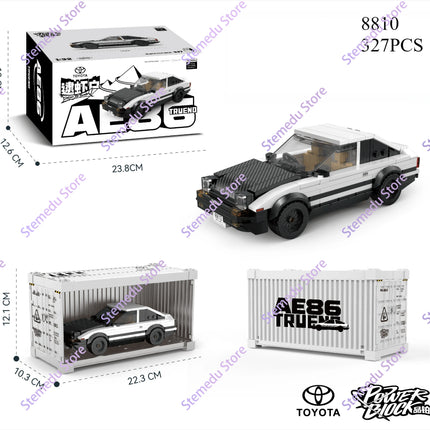 MOC PB8801-8849 Technical Speed Car MX5 Racing Car Model Camper Container Building Block Brick Assembly Toys Kids Xmas Gift