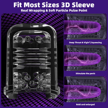 Automatic Male Masturbator Telescopic Rotation Adult Masturbator Cup Penis Pump Vibrating Thrusting Rotating Blowjob Sex Toys 18