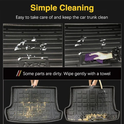 For Mazda CX-5 CX5 CX 5 KF KE Accessories 2013-2023 2014 2022 Auto Trunk Mat Floor Tray Liner Cargo Boot Carpet Waterproof Car
