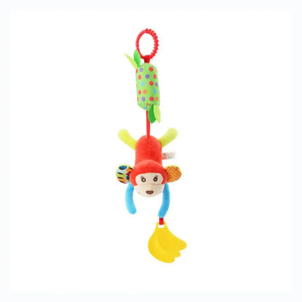New Baby Rattles Mobiles Cartoon Animal Infant Toddler Toys Stroller Bed Hanging Crib Hanging Bell Plush Toys for 0-12months