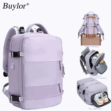 Buylor plecak do samolotu Travel Backpack рюкзак 40x25x17 Airplane Cabin Backpack Carry-On Luggage 14inch Laptop Backpack