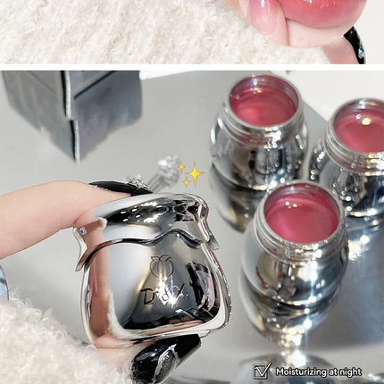 DI&XI small silver jar lip balm moisturizing lip care Dudu jelly lip oil moisturizing before makeup