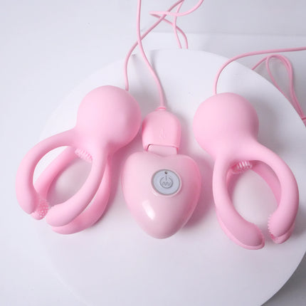 Nipple Clamp Vibrator for Women Breast Massage Clitoris Ctimulator Enhancer Nipple Sucking Stimulator Sex Toys Female Adult Toys
