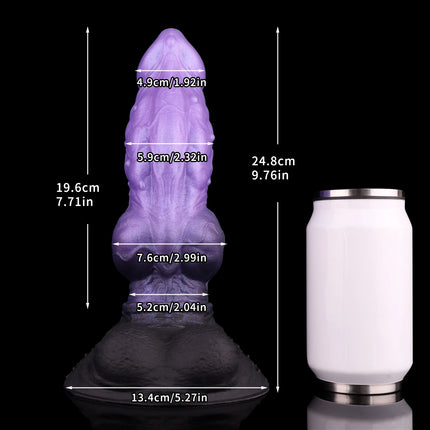 SMMQ Monster Dog Knot Dildo With Sucker Thick Anal Plug For Women G-Spot Stimulation Soft Silicone Penis Fantasy Adult Toy
