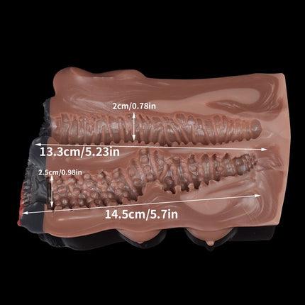 YOCY Men's Silicone Animal Masturbator Fantasy Stroker Anal Vaginal Penis Toy Monster Pussy Male Masturbator Fetish Sex Toy 18+