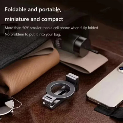 1pcs Adjustable Magnetic Phone Holder Travel Essentials Flexible Rotation Hands-Free Airplane Phone Mount Seat Phone Stand