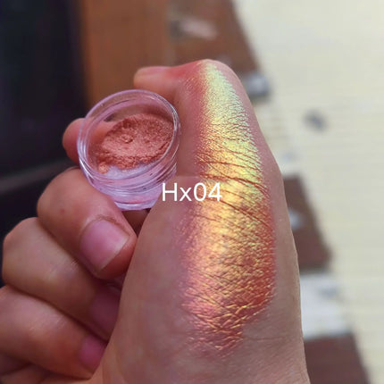 Colorful Chameleon Eyeshadow High Pigmented Multi Chrome Pigments Metallic Eye Shadow Pallete Eye Glitter Shiny Makeup Cosmetic
