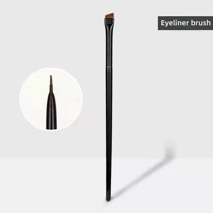 New 2 pieces/set eyebrow contour brush eyebrow eyeliner brush portable small angle eyebrow brush female makeup tool