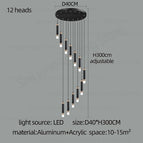 12 heads / Neutral light