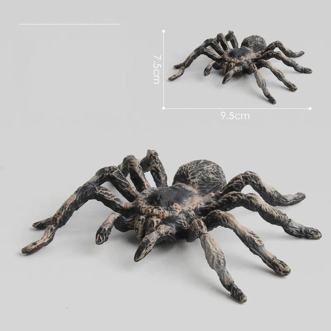 Simulation Animal Model 10cm Large Fake Spider Tarantula Black Spider Fun Halloween Prank Horror Props Children Novelty Toy