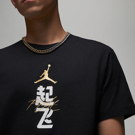 Nike Official Genuine JORDAN Men's Round Neck Fashion Print Trendy Short Sleeve T-Shirt FN3714-010