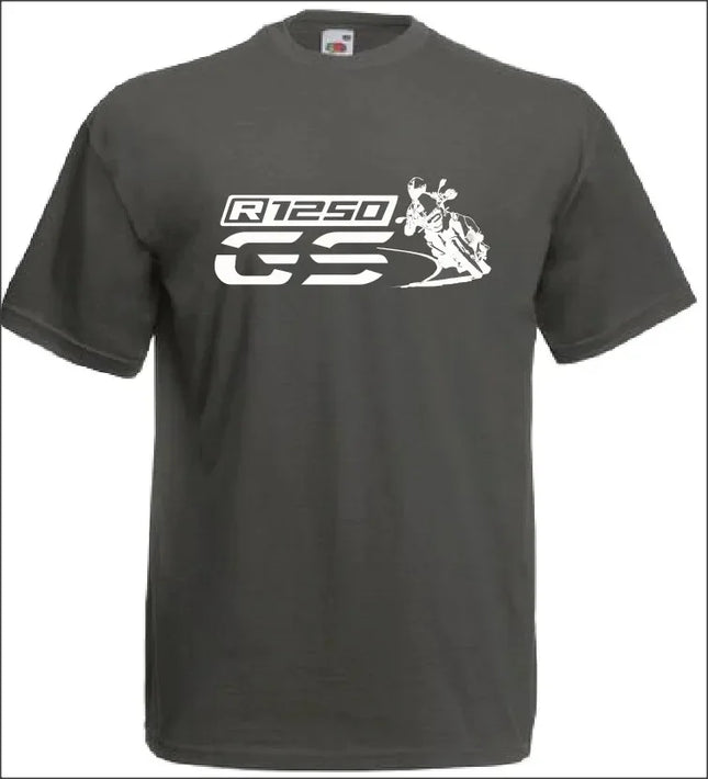 R 1250 Gs T-Shirt Motorrad Fans Motorcycle New Fashion Summer Cotton Men Short Sleeve Printing O-Neck T Shirt
