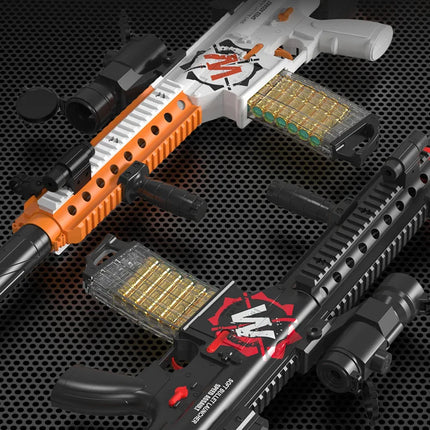 Children's Electric Continuous Firing Hand Automatic Throwing Shell M416 Soft Bullet Gun Can Fire Soft Bullet Gun Model Toy Gun