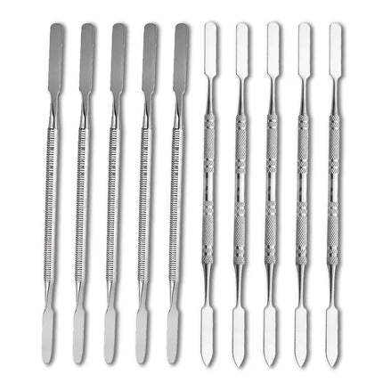 10pcsStainless Steel Mixing Spatula Tool Spatuler   Stick Color Tools  Dental Nail Art Makeup Foundation Eyeshadow Mixing