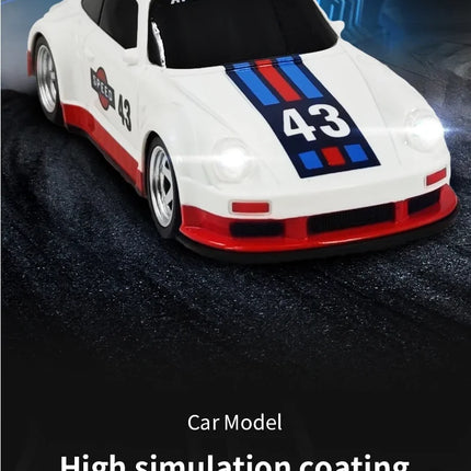 Upgrade Gyro Mini Toys 4WD 1/43 RC Speed Car RTR 2.4G Radio Control Racing Drifting Car Four-wheel Drive High Speed Model Gifts