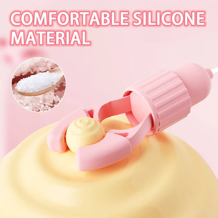 Gentle Nipple Pleasure Device – Dual Suction & Vibration for Sensitive Skin, Quiet Intimate Massager for Women, USB Rechargeable