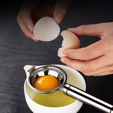 Egg White Separator Stainless Steel Tools Eggs Yolk Filter Gadgets Kitchen Accessories Separating Funnel Spoon Divider Utensils