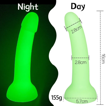 Realistic Luminous Dildo Powerful Suction Cup Adult Games Huge Penis Big Dick Female Masturbation Device Erotic Sex Toys for Couples