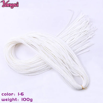 Full Star 30 Inch Synthetic Zizi Braids Thin Box Braids Hair Extensions Brown Pink Blue Red 613 Ombre Box Crochet Braiding Hair