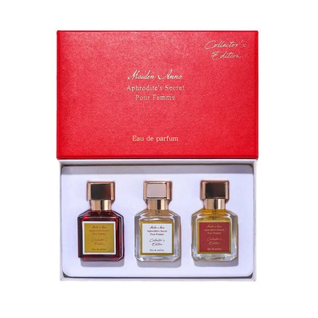 25ML*3PCS Gift Box Set Floral Scent Pheromone Women Perfume Men Cologne Balminess Body Spray Lasting Fragrance Eau De Parfum