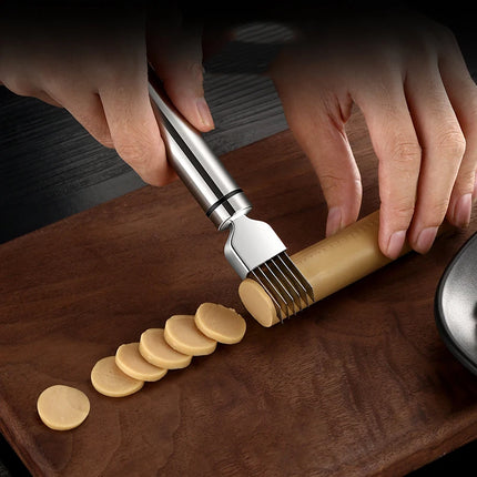 Stainless Steel Chopped Green Onion Knife Scallion Cutter Knife Onion Slicer Cutter Vegetable Fruit Shredder Kitchen Gadget