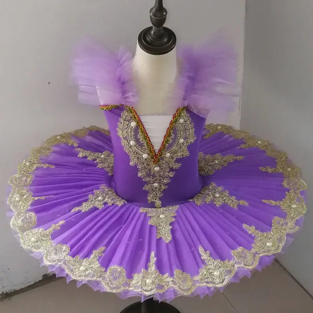 Summer Children's Ballet Dress Dance Show Costume Led Light Baby Tutu Fluffy Gauze Girl Dresses Princess Kids Clothes Vestidos