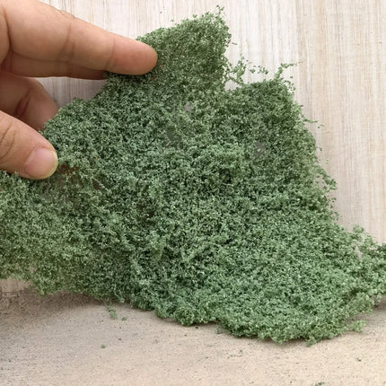 160ml/bottle Mesh Filamentous Sponge Tree Powder Cluster Shrub Vegetation Diy Scene Making Materials Railway Diorama Layout