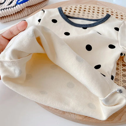 Babies Girls Boys Bottoming Top Pant Two Piece Toddler Children Spring Autumn Underwear Clothes Kids Home Wear 0-3Years Clothes