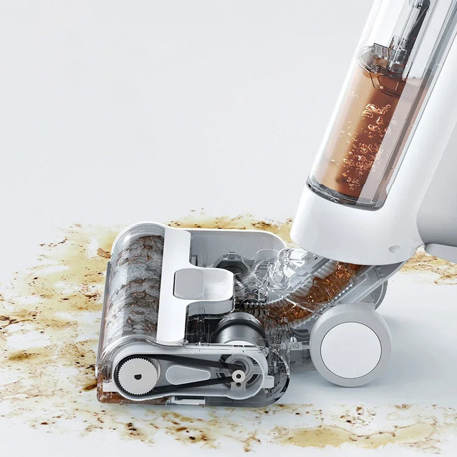 XIAOMI MIJIA Wireless High Temperature Scrubber Smart Vacuum Cleaner Auto Self Cleaning Household Washing Mopping Floor Machines