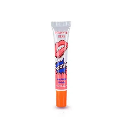 Romantic Bear Hot Selling Waterproof Lipstick Famous Brand Beauty Red Wow Makeup Matte Lip Gloss Impermeavel lip gloss Cosmetics