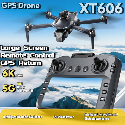 2026 Lenovo XT606 MAX GPS Drone 4k Professional 8K HD Camera FPV Wish Screen Drone 360° Obstacle Avoidance Quadcopter Toys Drone