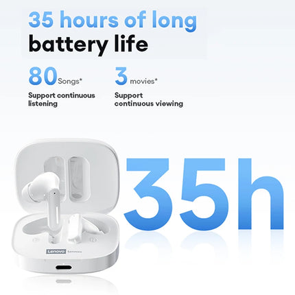 Choice Lenovo LE209 Gaming Headset Wireless Bluetooth 6.0 Sports Headset 35H Battery Life Waterproof Business Earbuds with Mic
