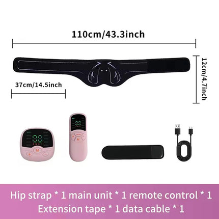 EMS Hip & Butt Toning Device - Professional Glute Lift Massager for Women Fitness Training and Body Contouring at Home