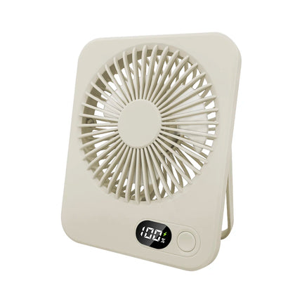Mini Portable Fan USB Desk Fan Rechargeable Table Fan Small Wall Mounted Ceiling Fan 5 Speeds Powerful Wind Foldable Camping Fan