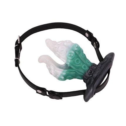 SMMQ Erotic Silicone Mouth Gag Wireless Vibration Mouth Restraint For Men Women Flirting BDSM Adult Game Vibrator Sex Toy