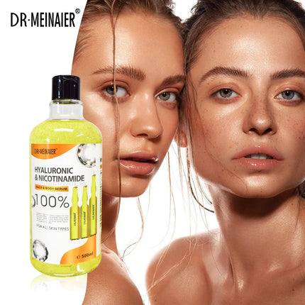 500ml AHA Moisturizing Face Serum Gentle Firming Repair Skin Arbutin Hydrating Brightening Body Serum for Women Men