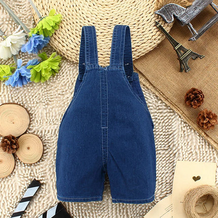 Summer 1PC Kids Baby Boys Jumper Clothes Clothing Short Trousers Toddler Infant Boy Pants Denim Shorts Jeans Overalls Dungarees