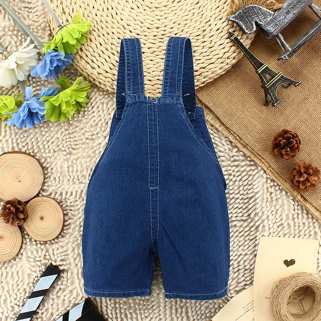 Summer 1PC Kids Baby Boys Jumper Clothes Clothing Short Trousers Toddler Infant Boy Pants Denim Shorts Jeans Overalls Dungarees
