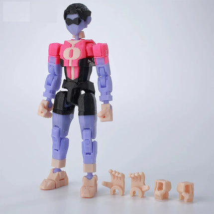3D Printed Dummy 13 Invincible Boy Titan Model Multi-jointed Movable Action Figure Desktop Ornament Animation Model For Kids Fan