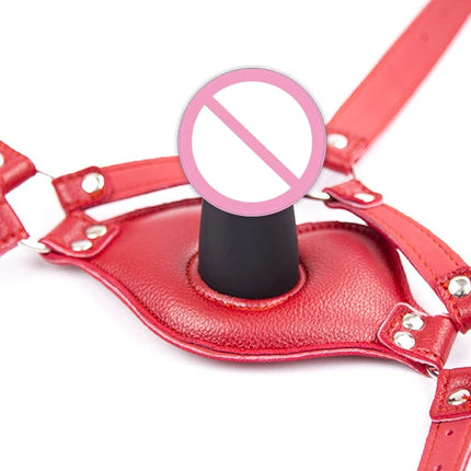 Open Mouth Dildo Gag Penis Plug Oral Sex Toys For Women Men Bdsm Bondage Restraints Adult Games Sexyshop Couple Erotic Products