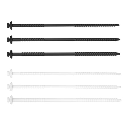 3 Size Silicone Urethral Sound Penis Insert Stimulation Dilator Chastity Catheter Hollow Penis Plug With Stopper Sex Toy For Men