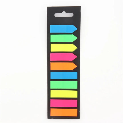 200 Sheets Sticky Notes Adhesive Memo Notes Index Transparent Post Stickers Bookmarks Notepad School Office Stationery Supplies