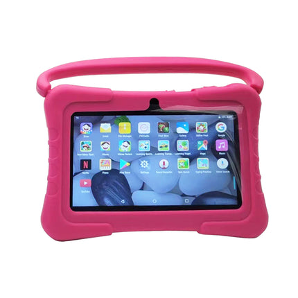 Kids Android 12 Tablet 7inch HD 1024x600 Screen Android Quad Core 1GB 32G WIFI 3000mAh Learning Children Tablet Drop-proof Case