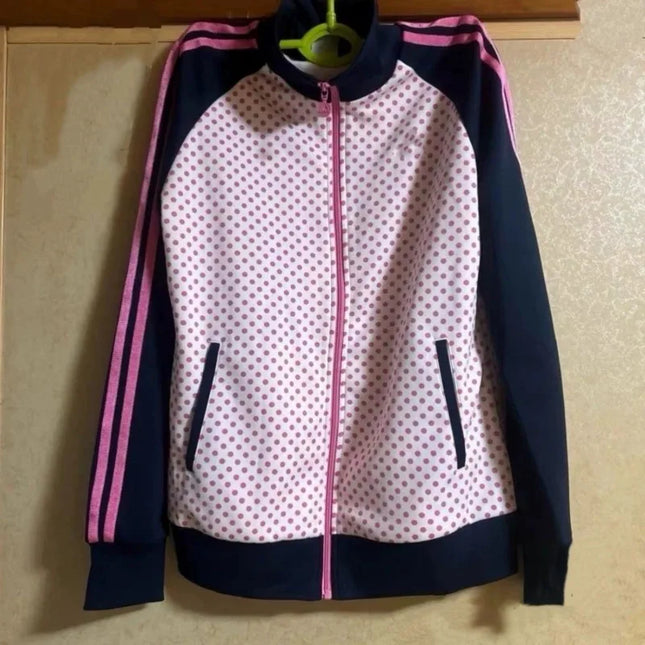 American Vintage Y2k Casual Sweatshirts E-girls Street Wave Point Coat Women Spring Autumn New Loose Long Sleeve Jackets